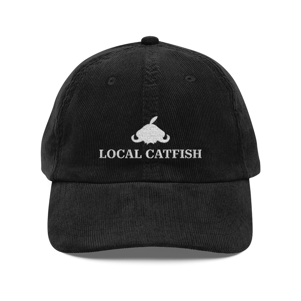 Embroidered Local Catfish Corduroy Hat
