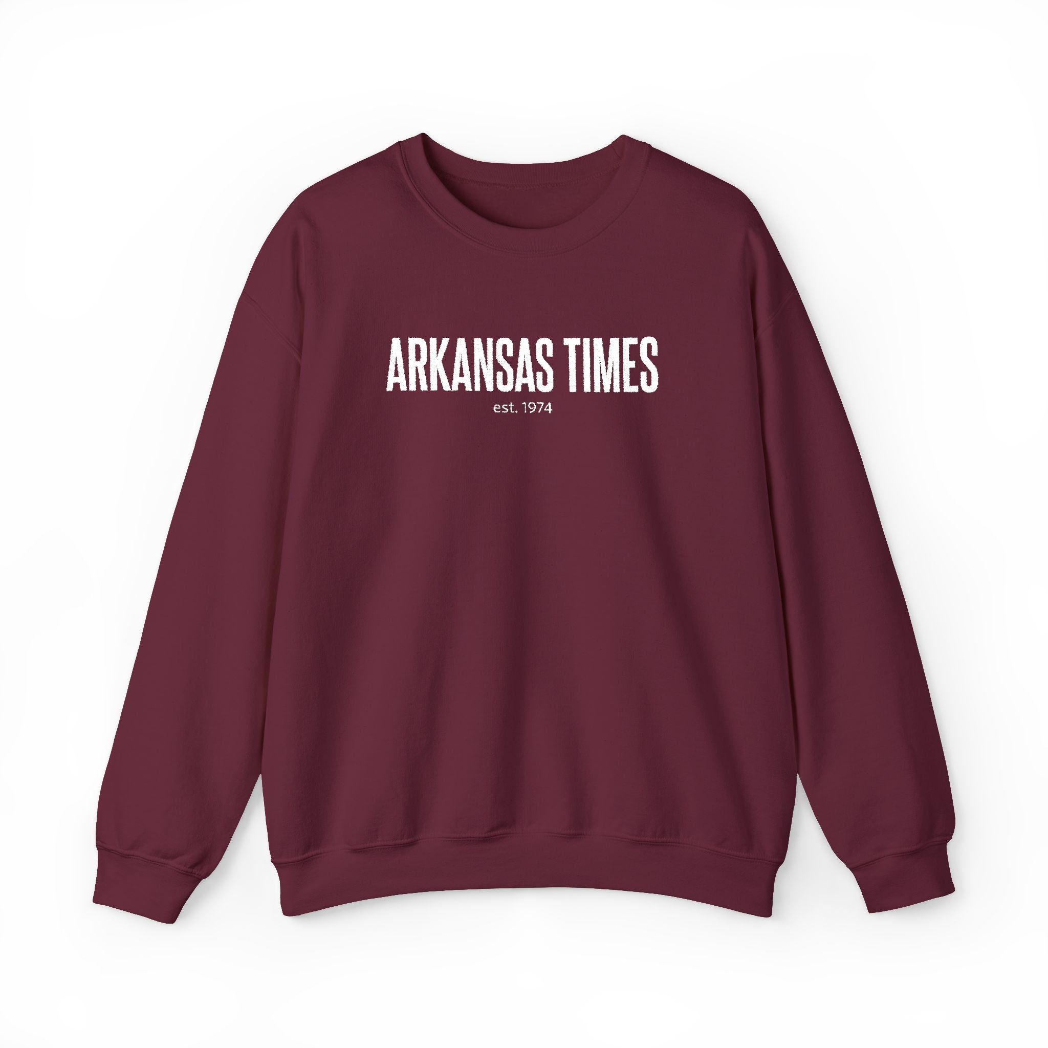 Arkansas Times Embroidery Crewneck Sweatshirt