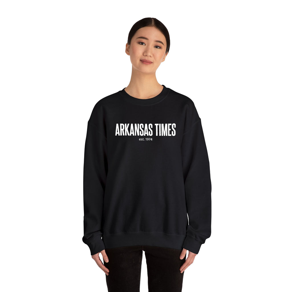 Arkansas Times Embroidery Crewneck Sweatshirt