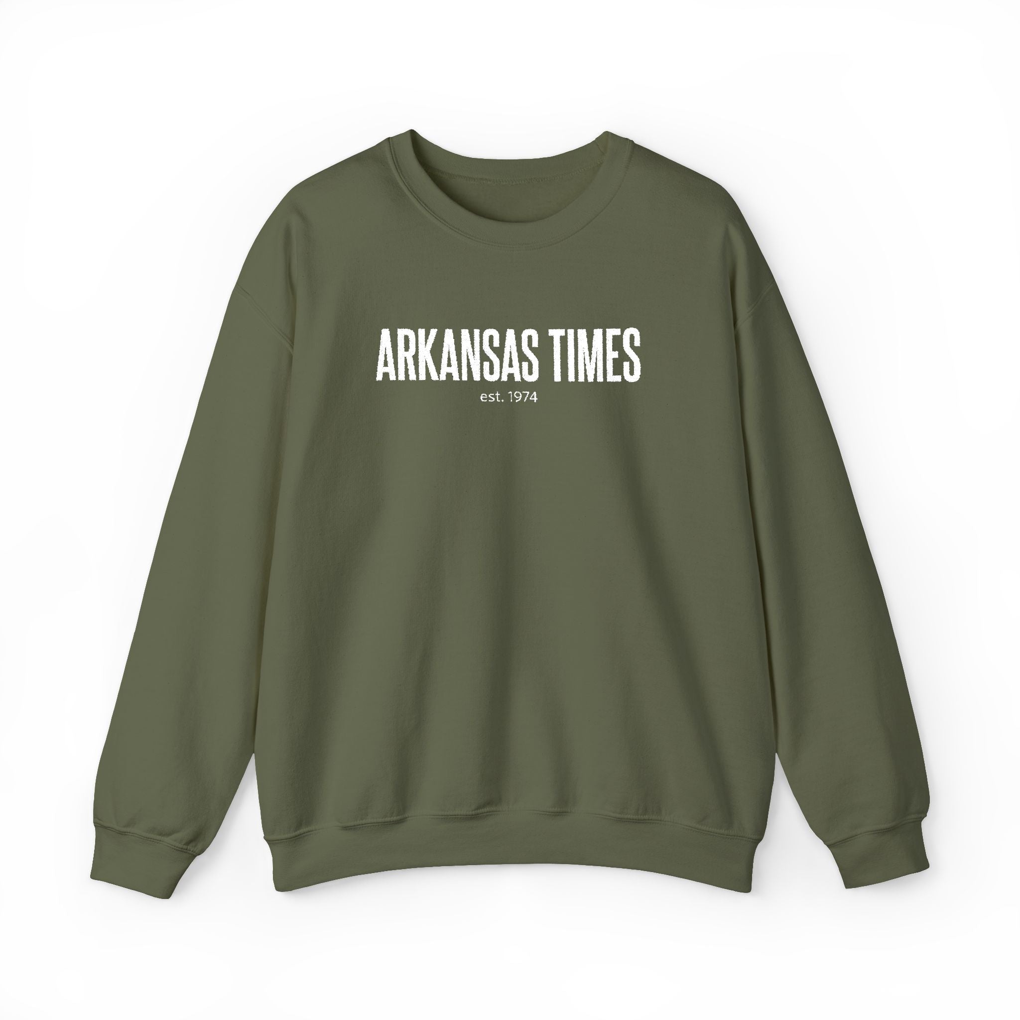 Arkansas Times Embroidery Crewneck Sweatshirt