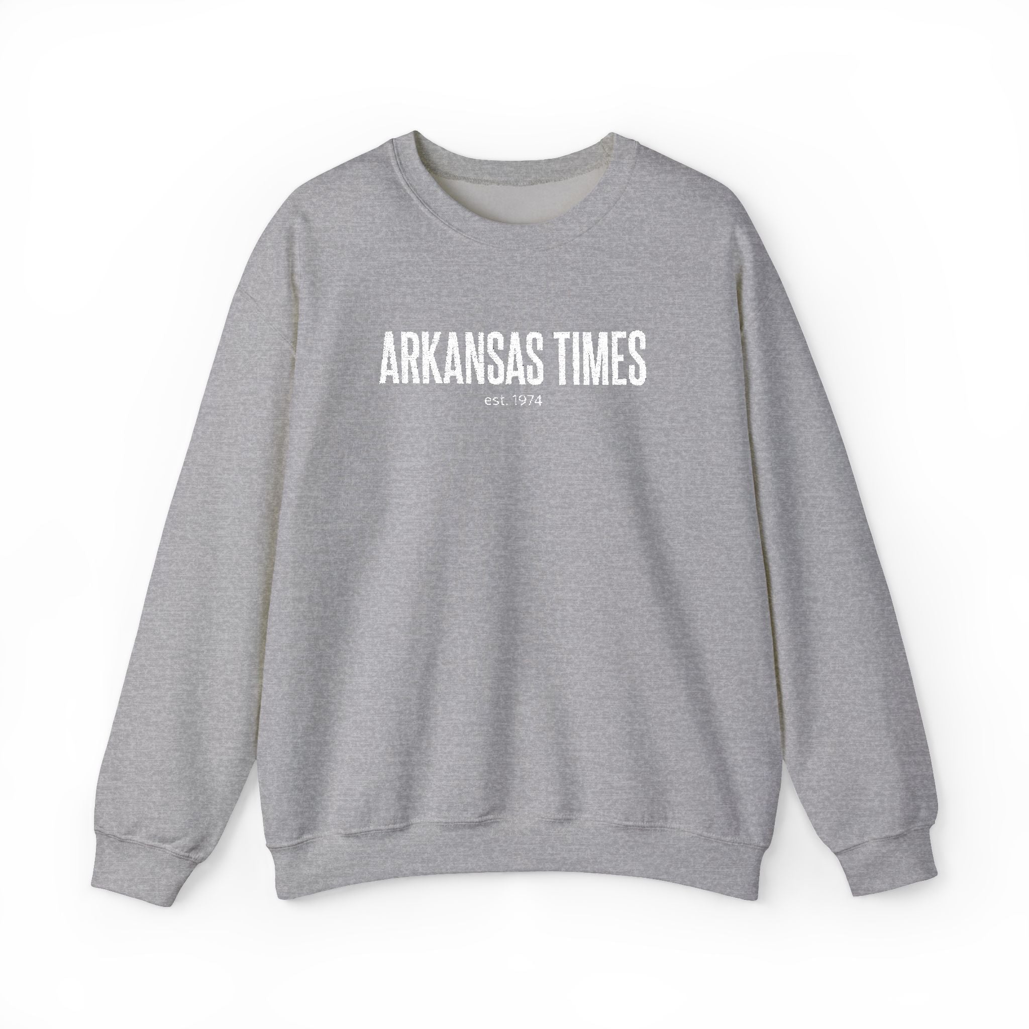 Arkansas Times Embroidery Crewneck Sweatshirt